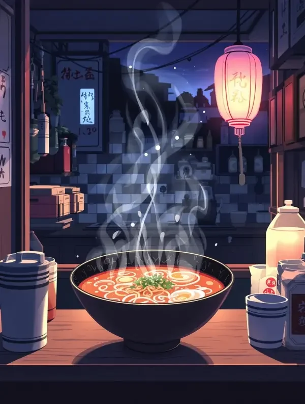 美食小馆封面海报